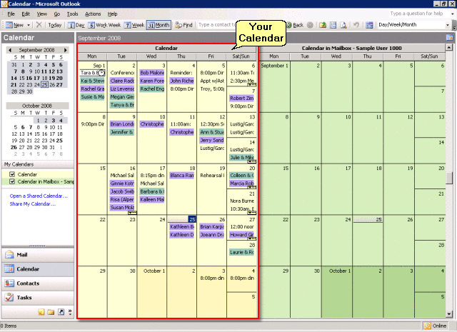Automatically sync appointments made in one calendar to another calendar
